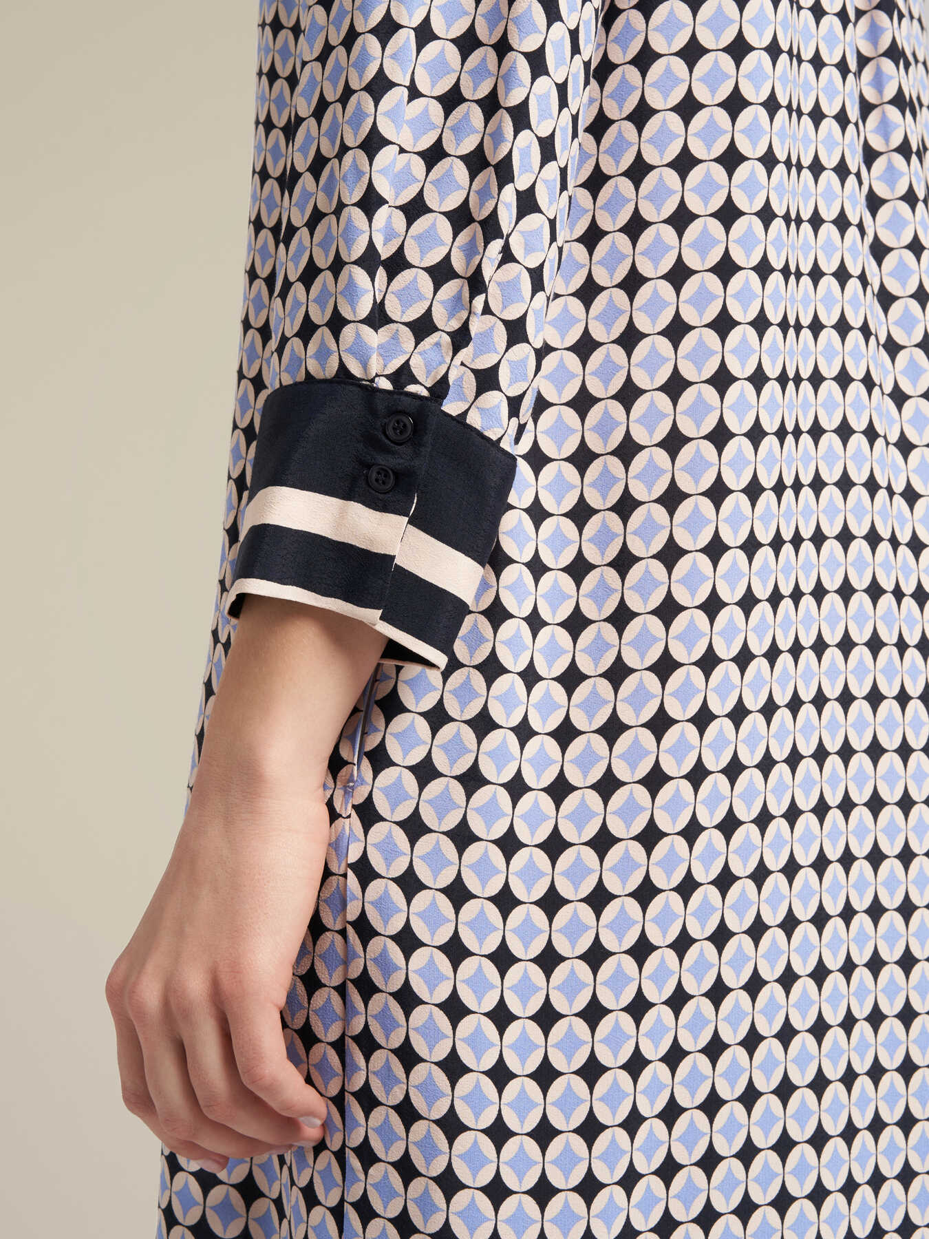 Robe imprim&eacute;e en viscose &eacute;cologique image number 3