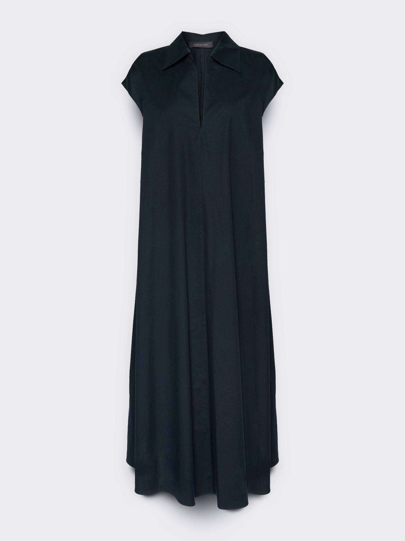 Flared dress with collar image number 4