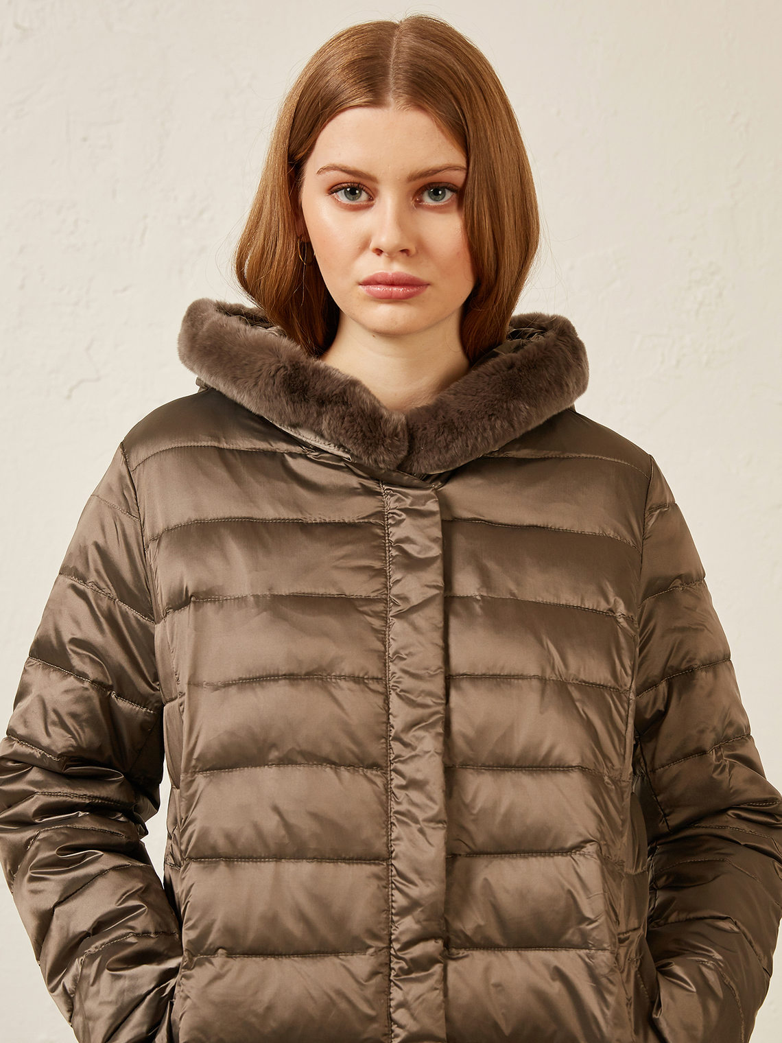 Elenamiro: Casaco acolchoado com capuz_1