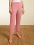 Cropped trousers in flowing fabric image number 3