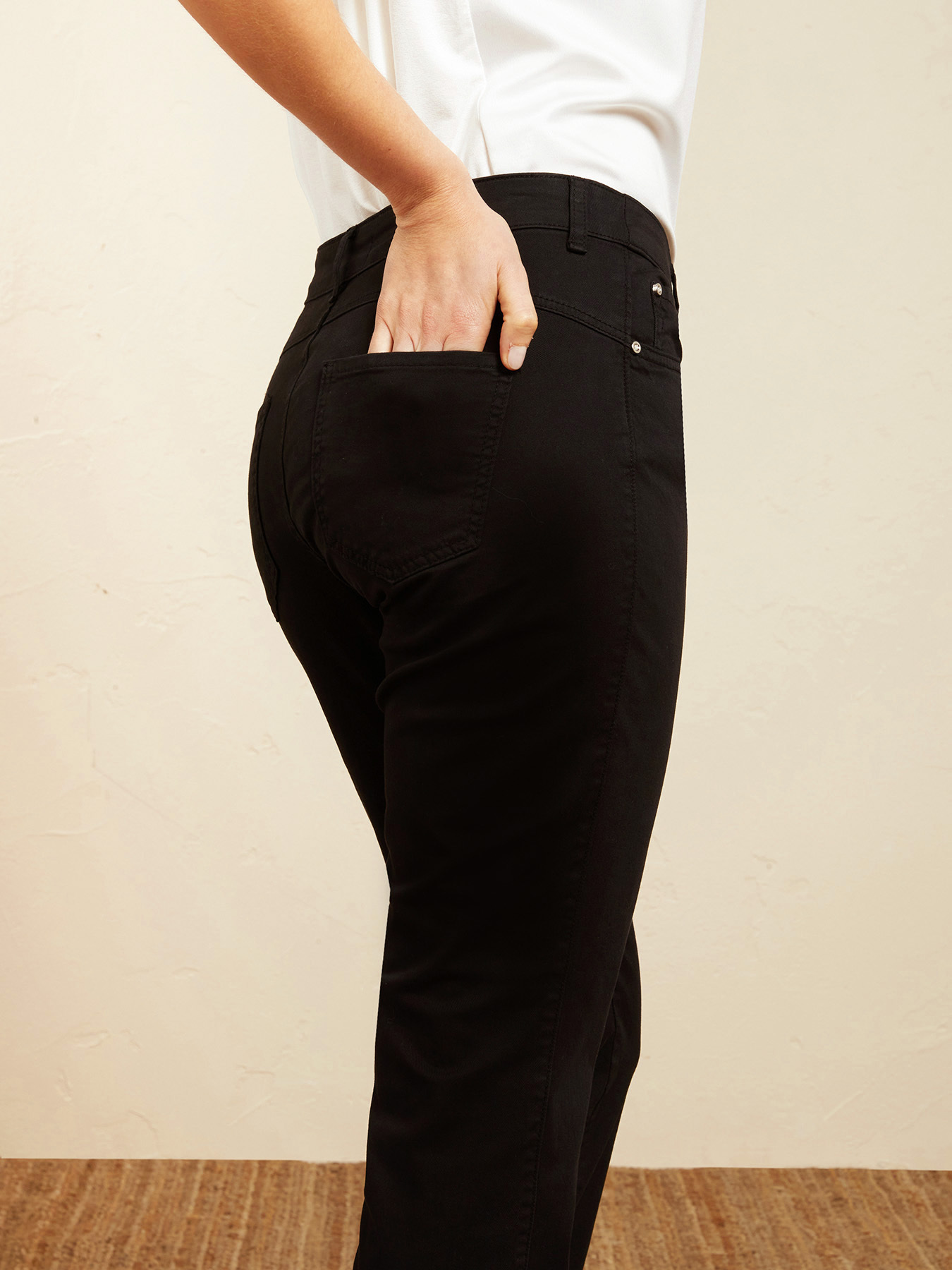 PANTALONE 5 TASCHE IN DRILL image number 4