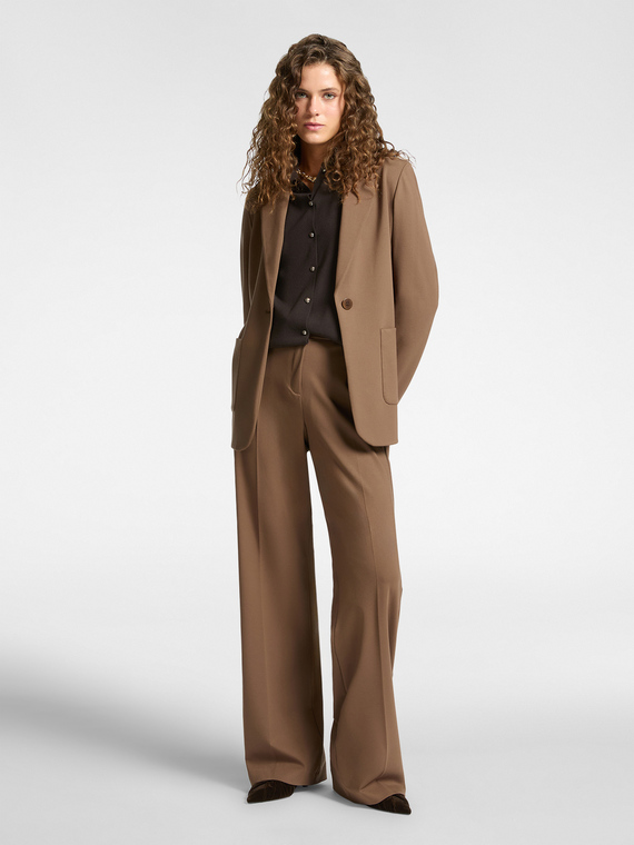 Men's trousers in Milanese stitch