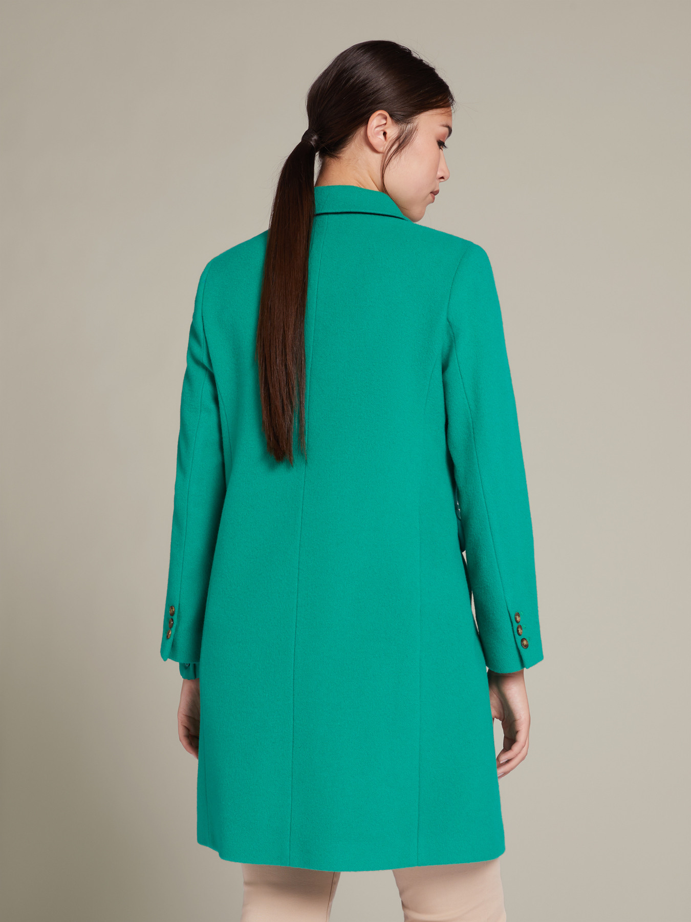 Cappotto in tessuto beaver image number 2