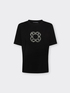 T-shirt en coton avec broderie Monogram image number 4