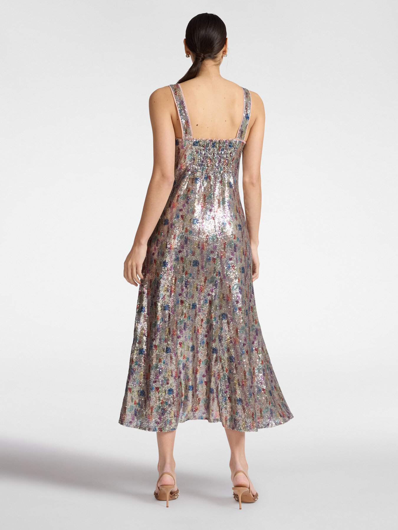 Tulle dress with sequins image number 1