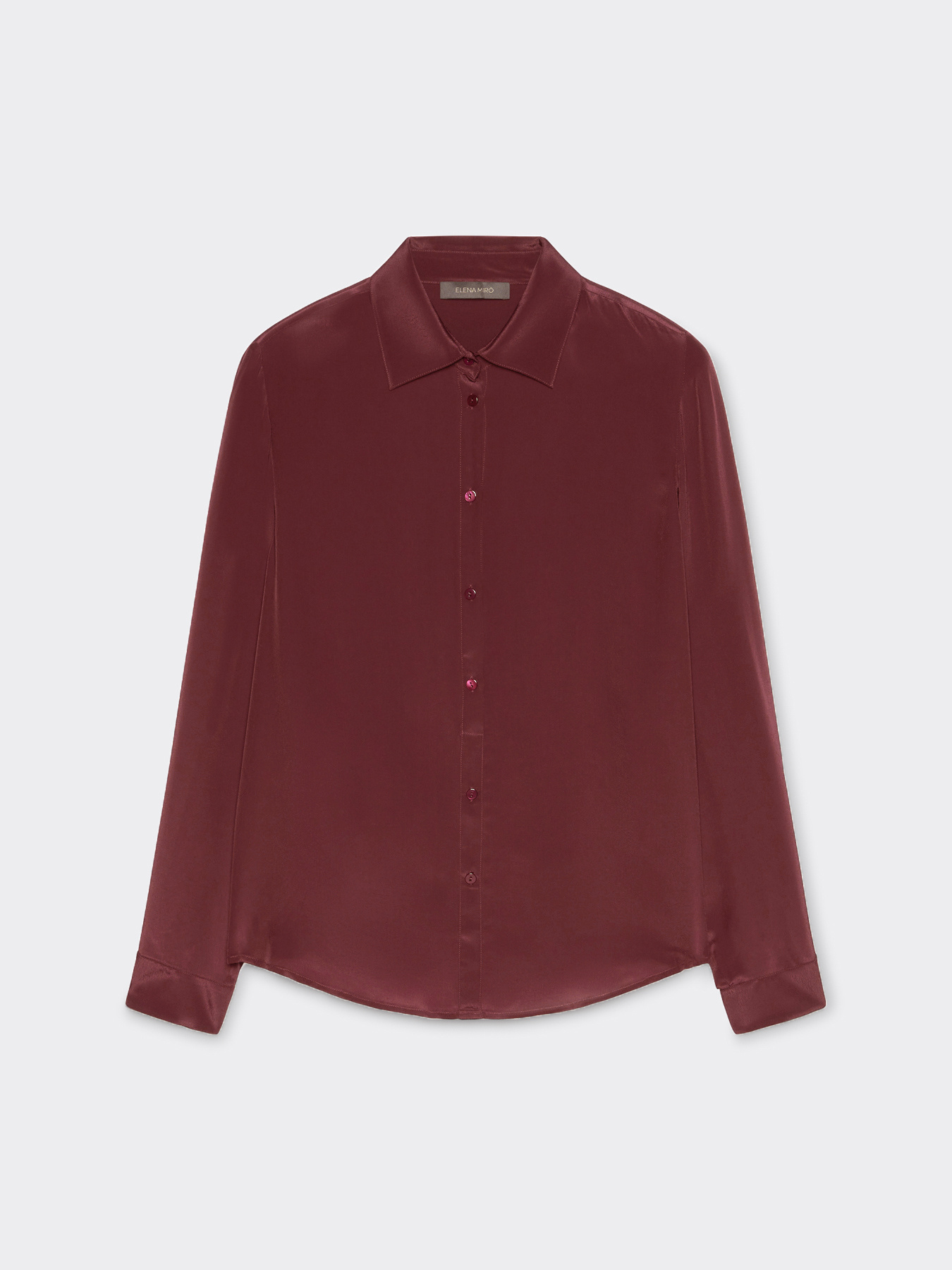 Camicia in cr&ecirc;pe de chine image number 4