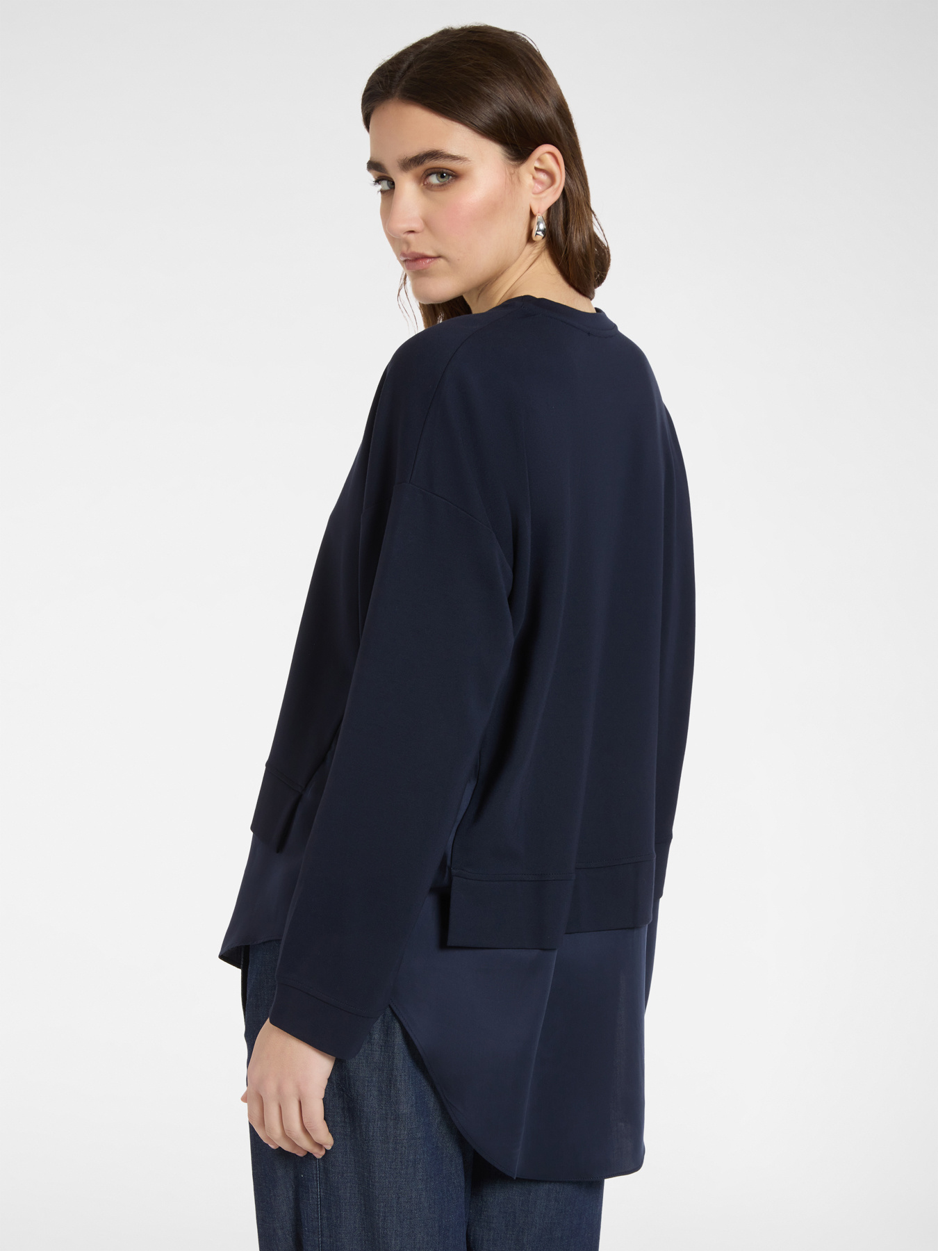 Layering effect sweatshirt image number 1