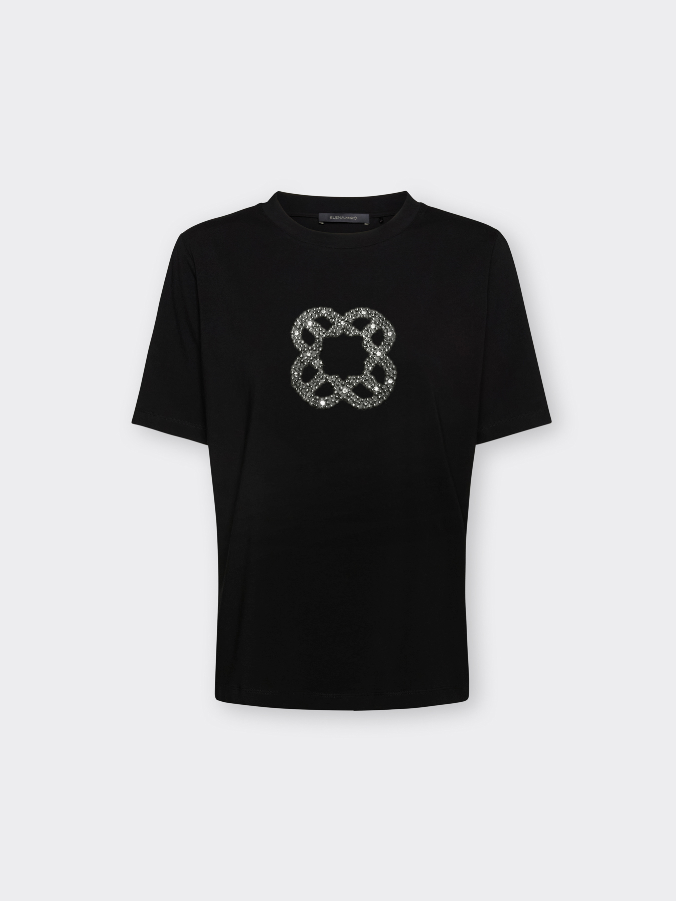 T-shirt en coton avec broderie Monogram image number 4