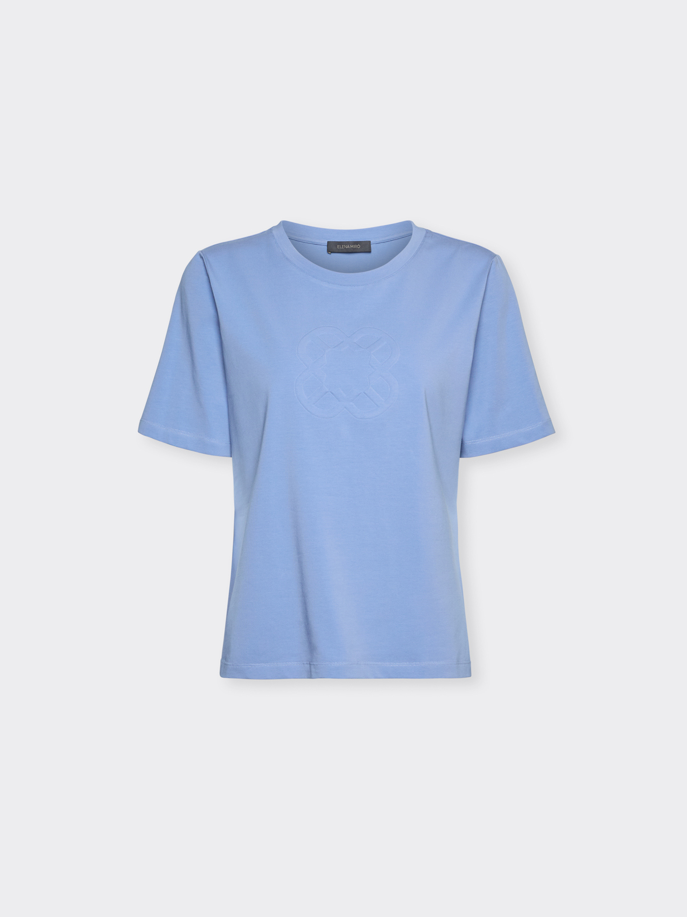 T-shirt in cotone con ricamo Monogram image number 4