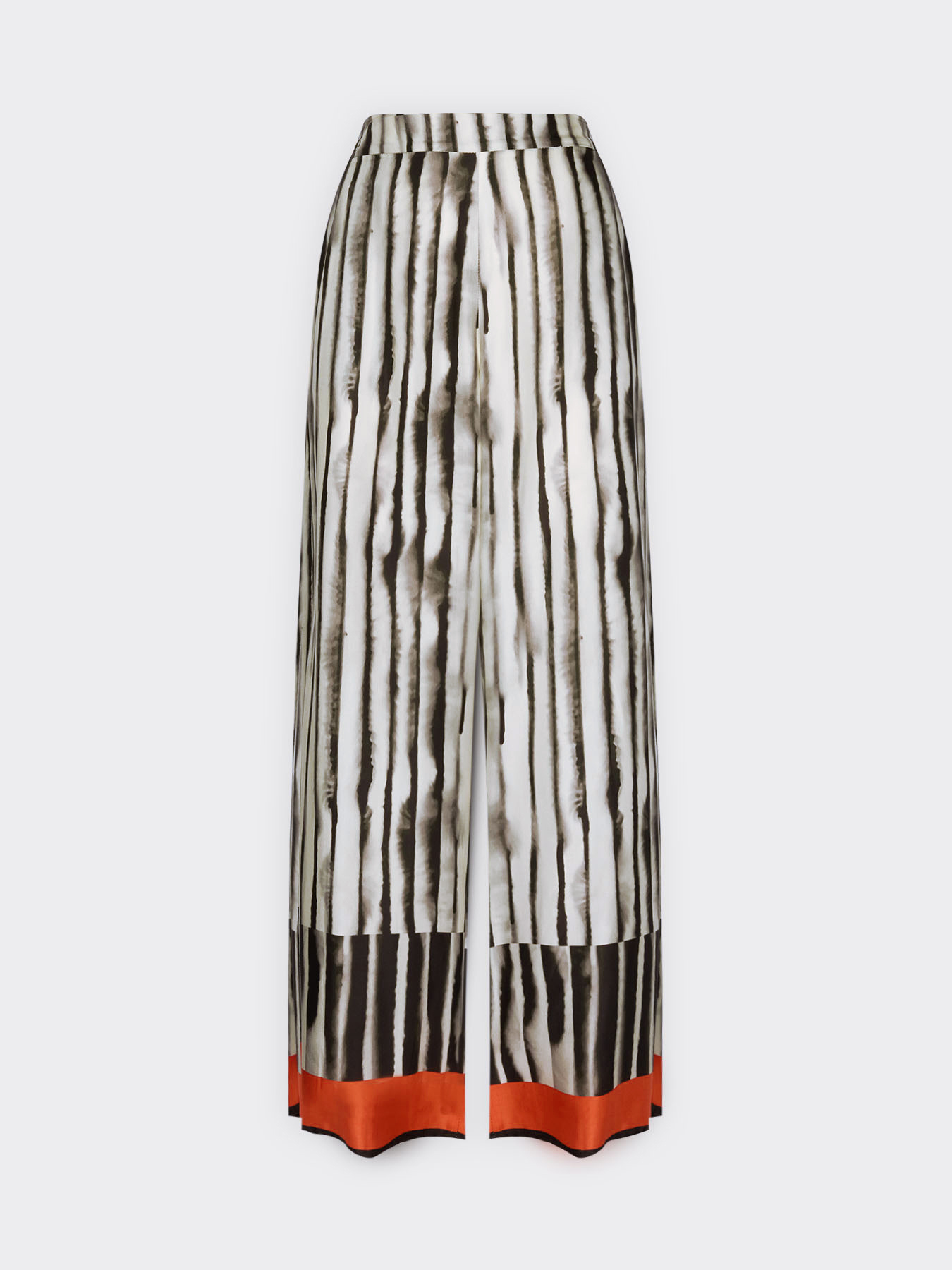 Printed viscose palazzo pants image number 4