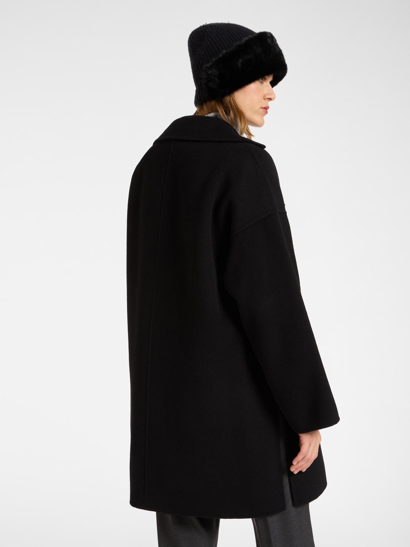 Taillierter Caban mit breitem Kragen image number 1