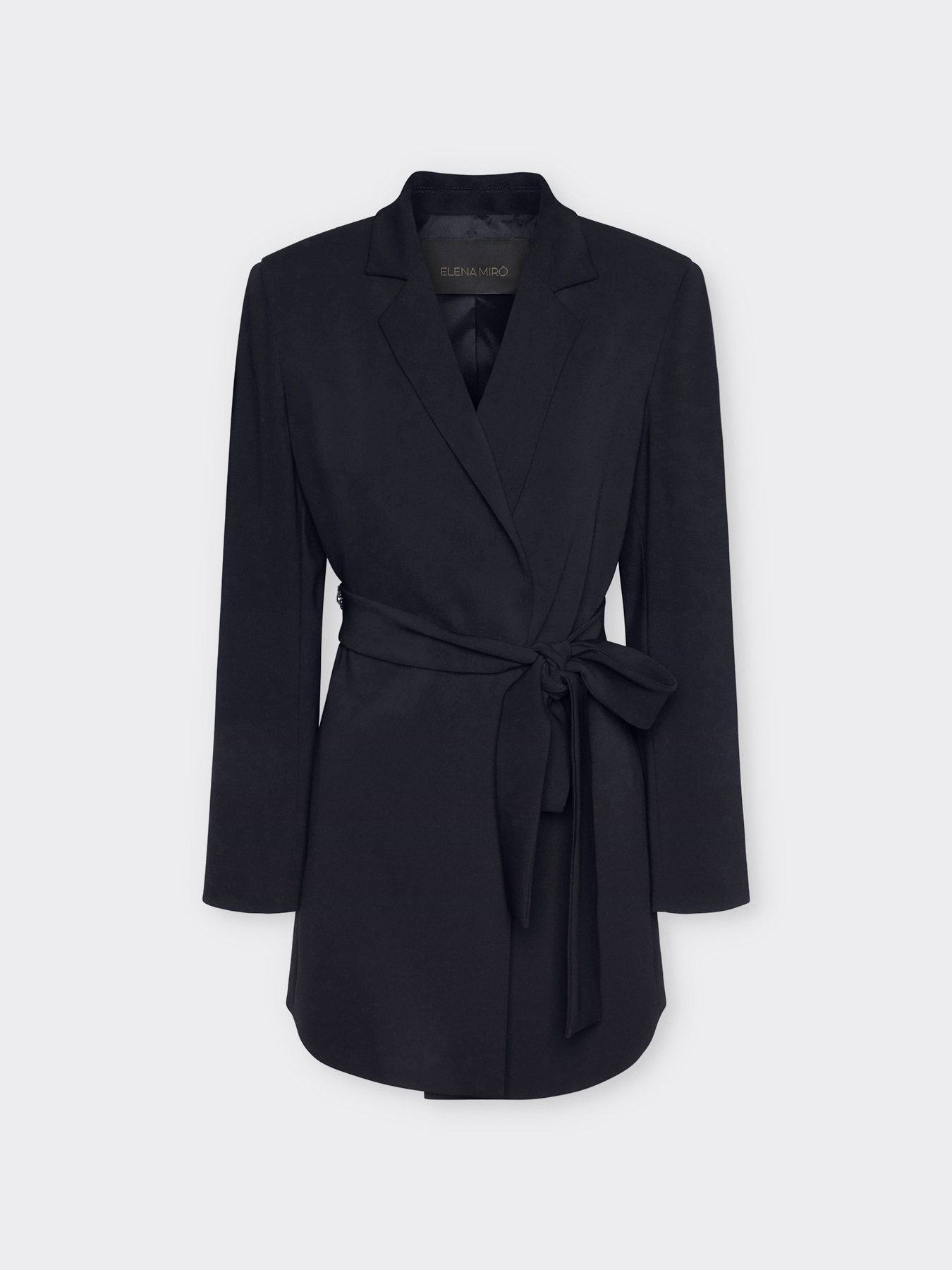 Long jacket with sash image number 4