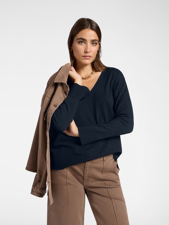 Maglia con scollo a V