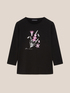 T-shirt com estampa floral image number 4
