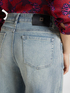 Wide-leg jeans with belt image number 3