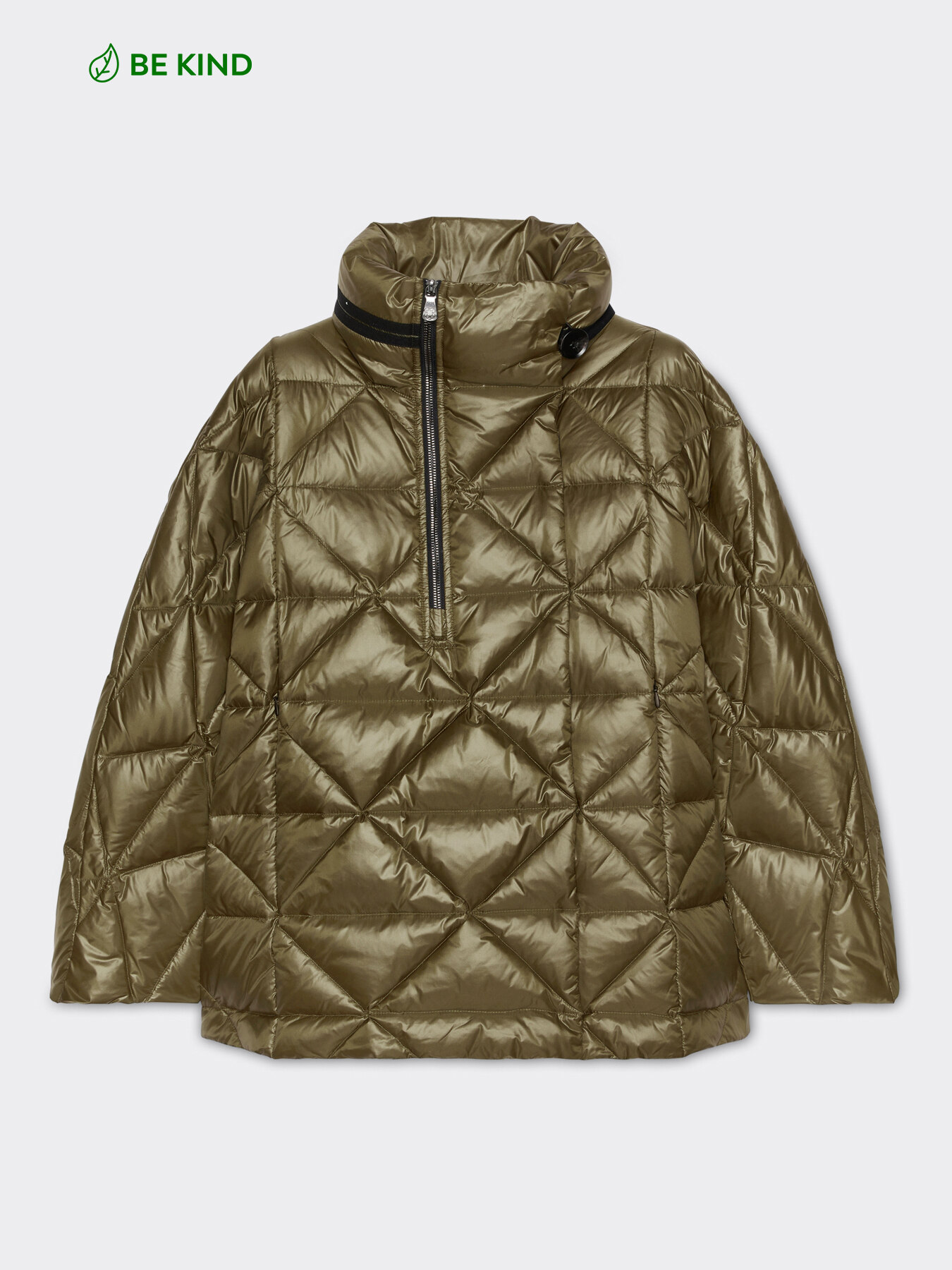 Quilted down jacket image number 4