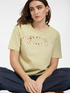 T-shirt with floral embroidery image number 0