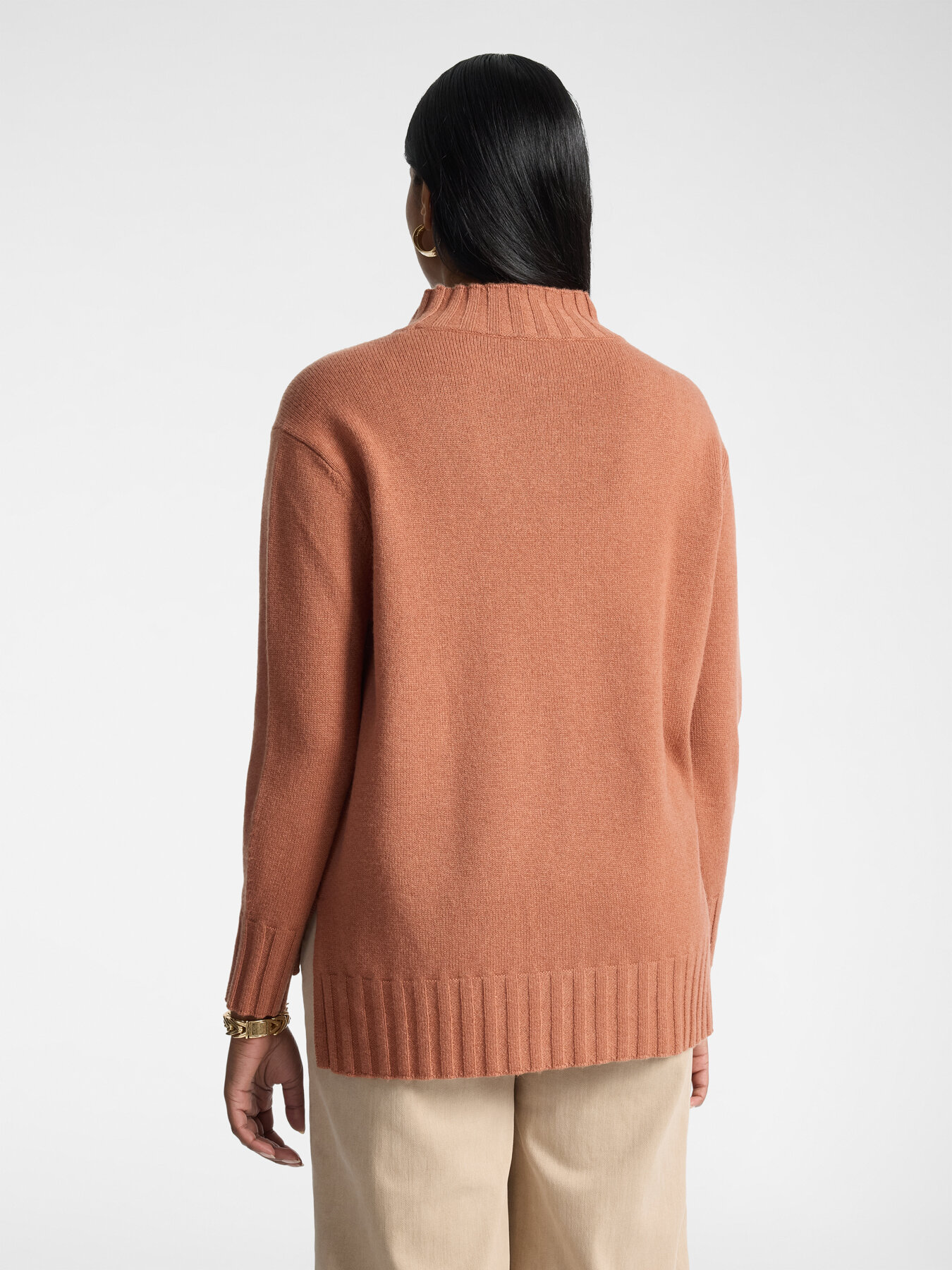 Pure wool turtleneck sweater image number 1
