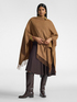 Poncho con loghi embossed image number 2