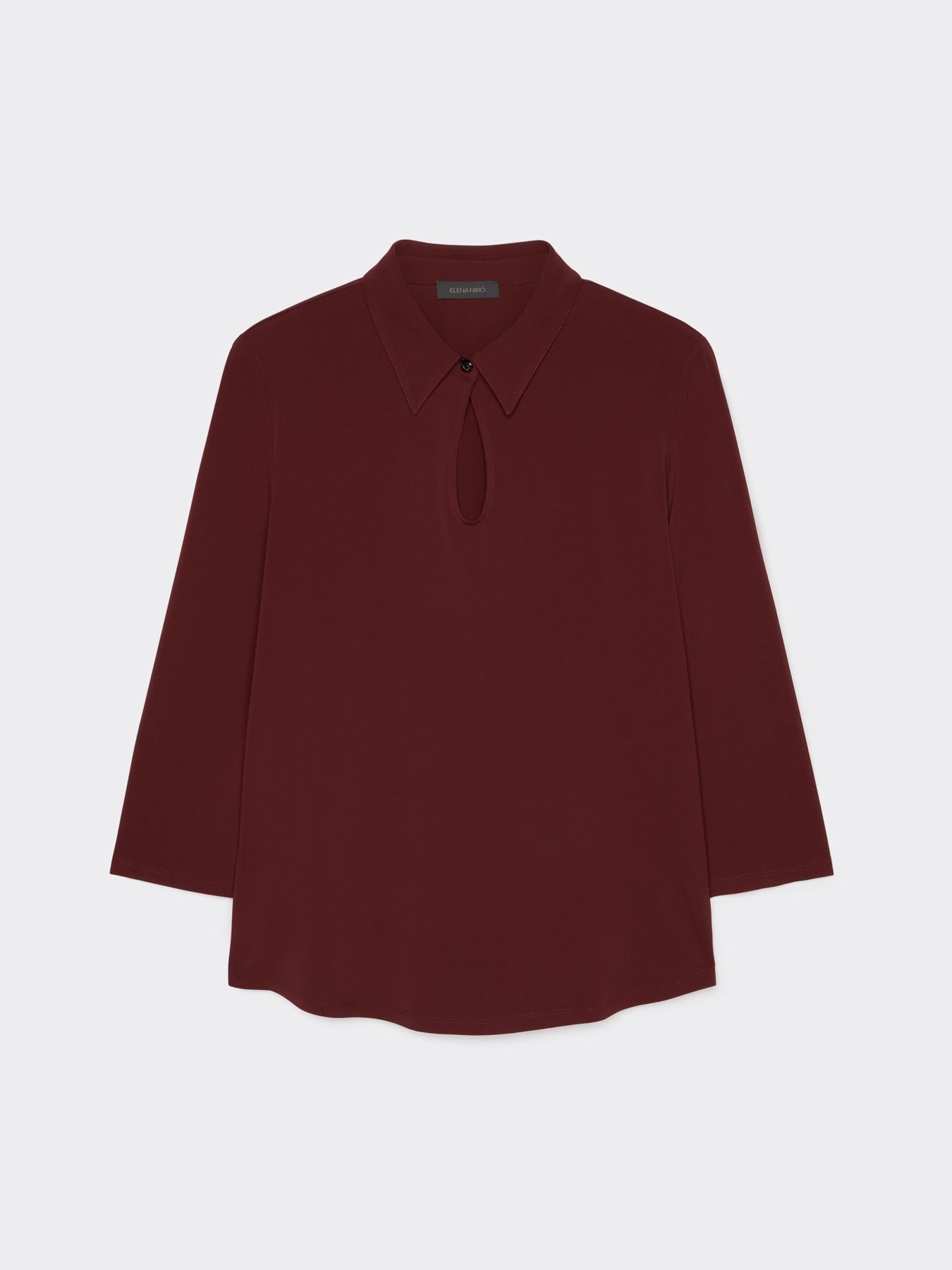 T-shirt with teardrop opening on the front image number 4