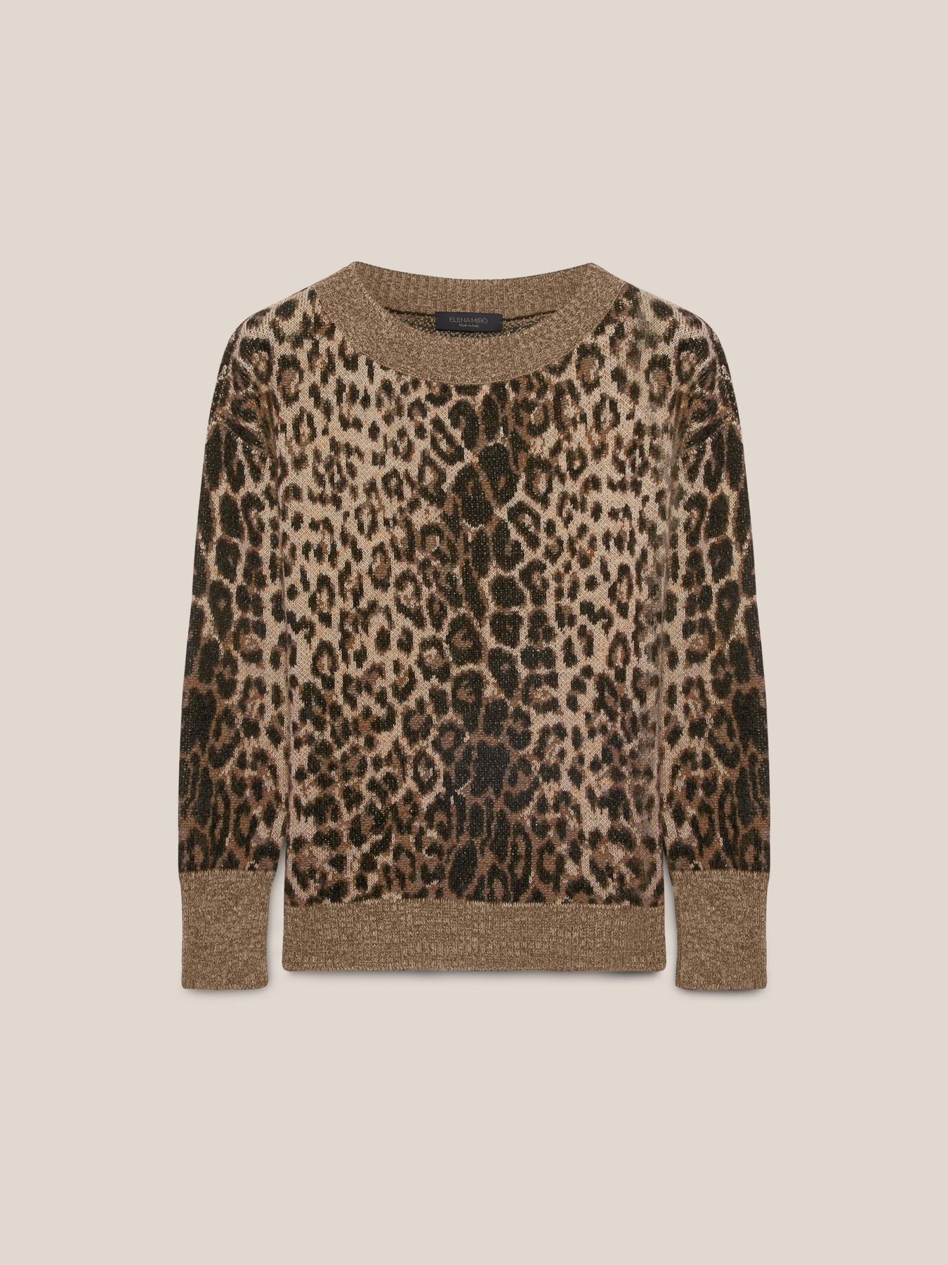Mini pull en jacquard animalier image number 5