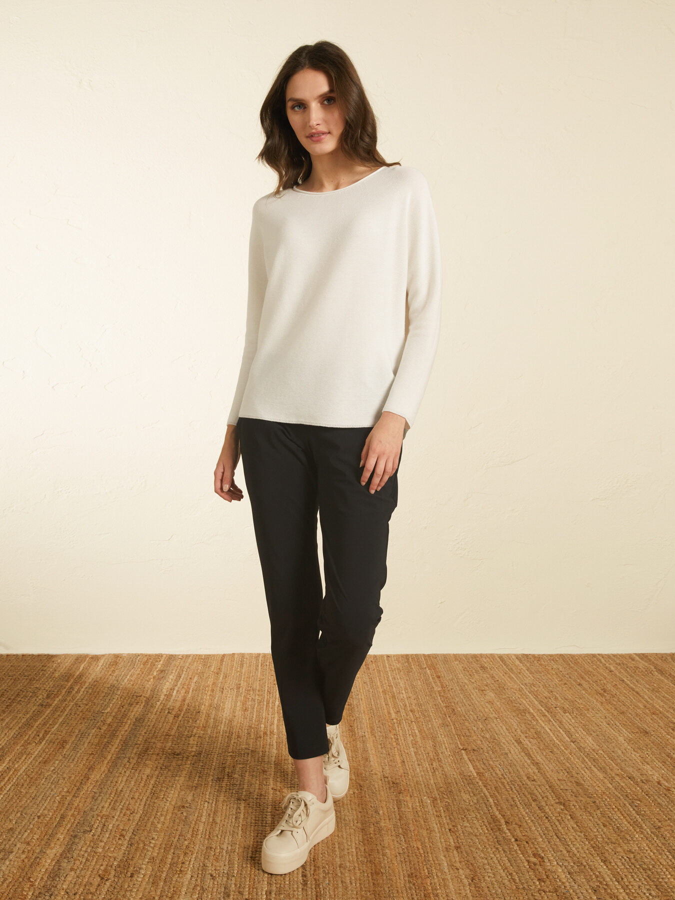 SEAMLESS-PULLOVER AUS REINER BAUMWOLLE image number 3