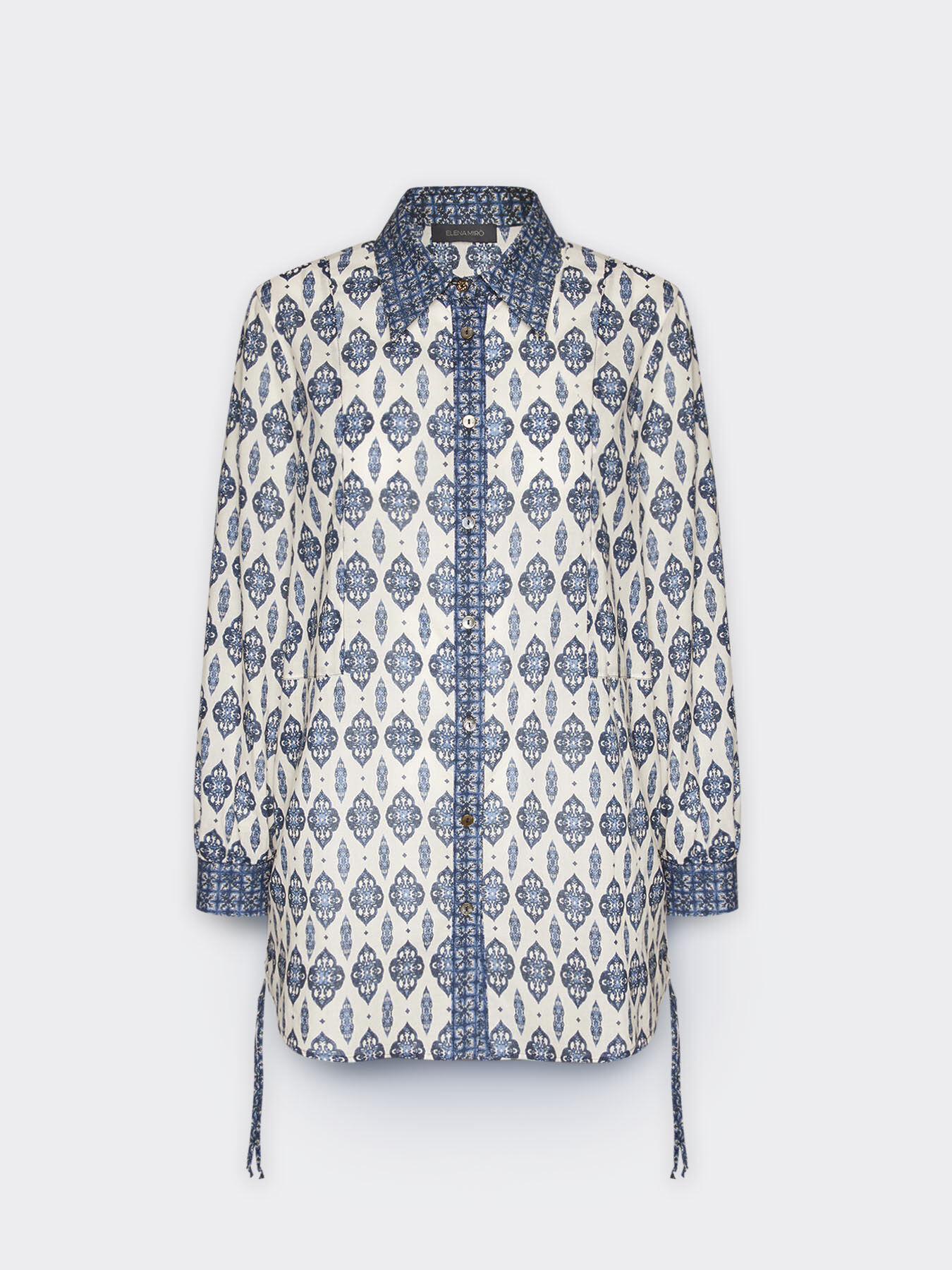 Shirt with ethnic print image number 4