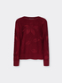 Pull en m&eacute;lange de cachemire &agrave; motif floral image number 4