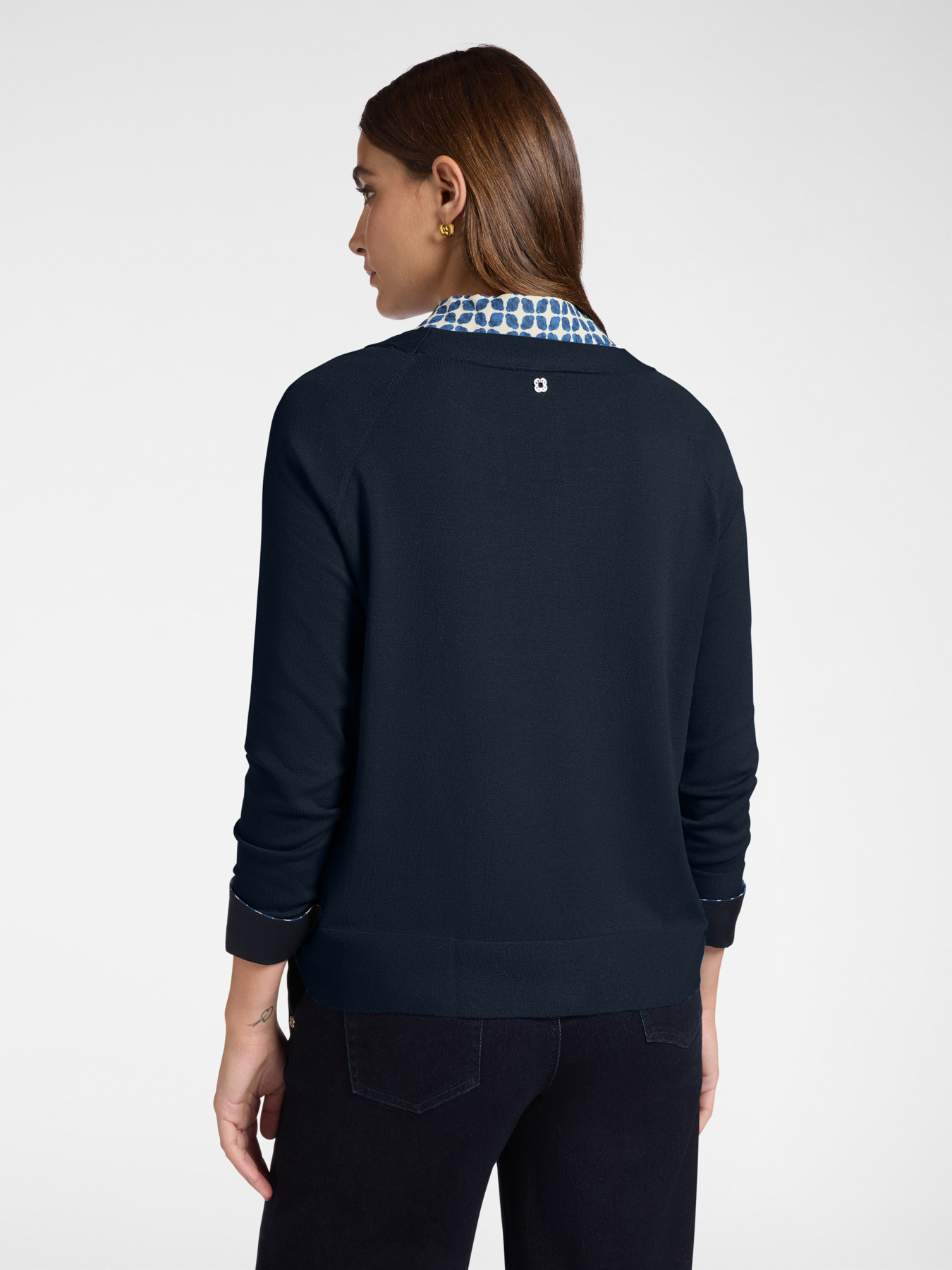 Maglia basic con scollo a barchetta image number 1