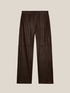 FAUX SUEDE STRETCH PANT TROUSERS image number 5