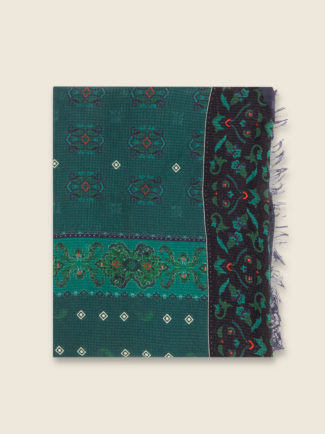 Elenamiro: Foulard em seta estampada_4