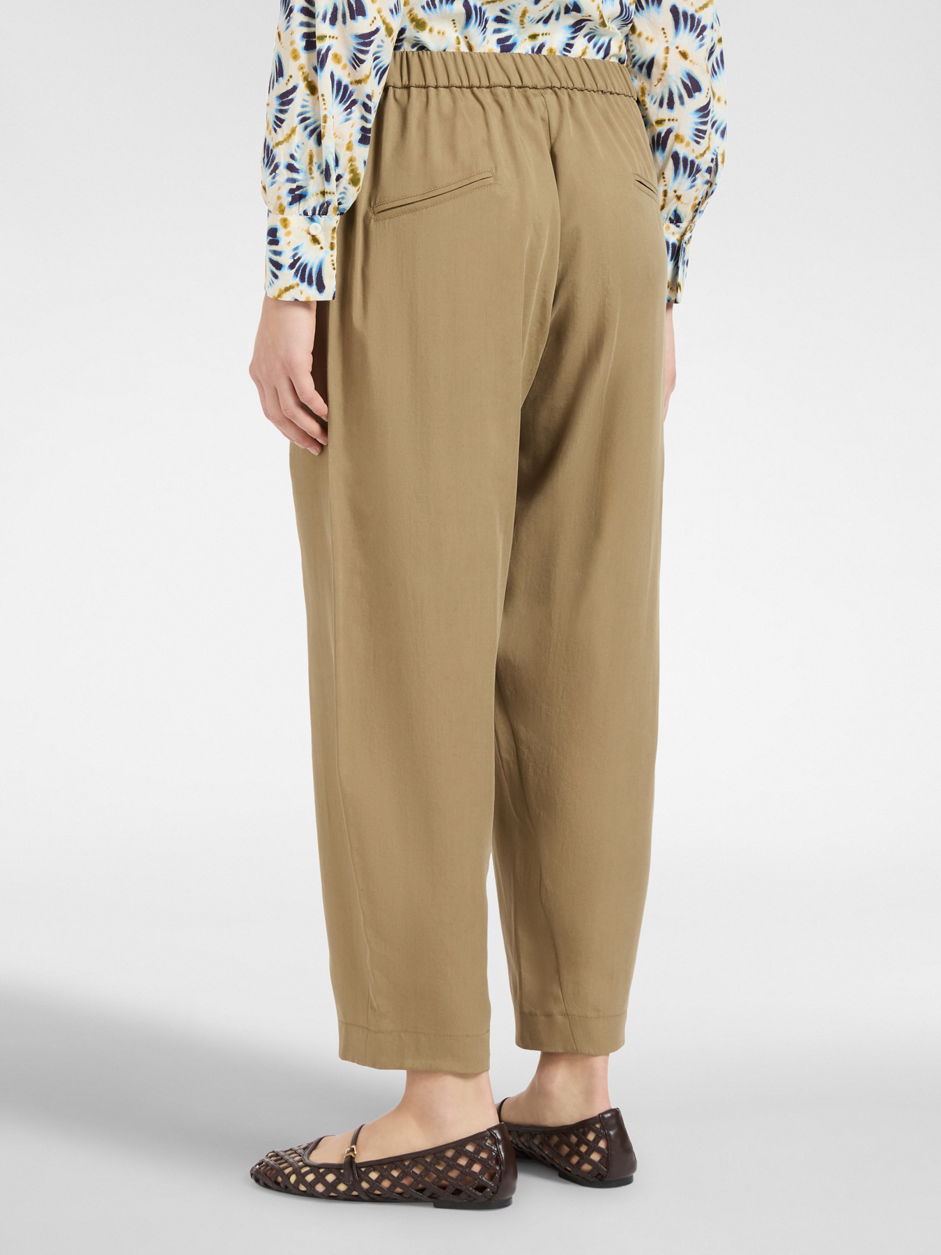 Pantaloni dritti in lyocell image number 1
