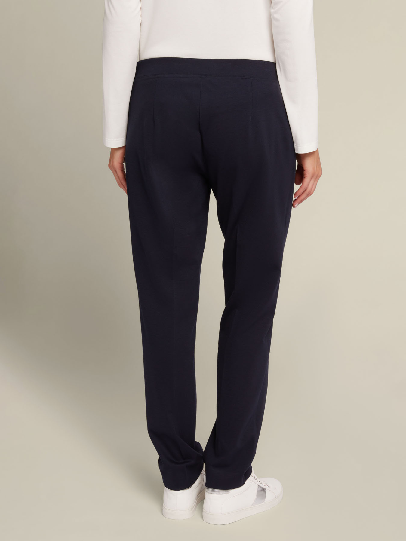 Skinny-Hose in Milano-Rib image number 1