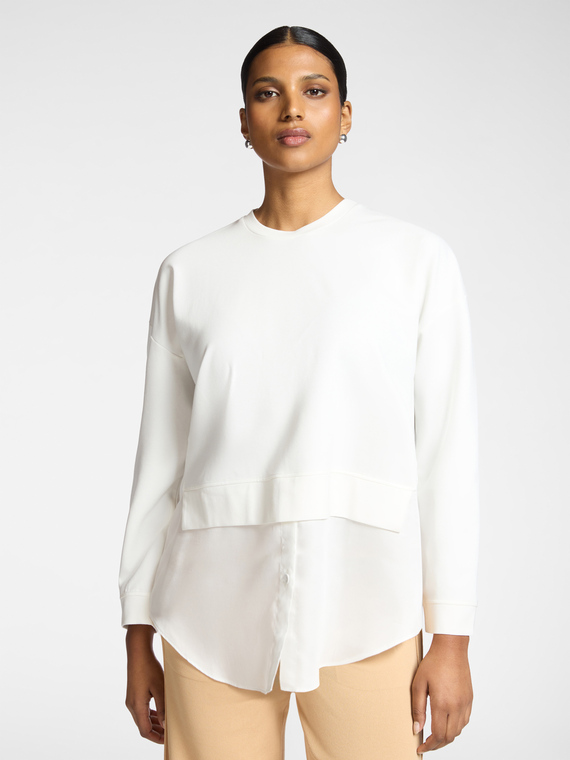 Layering-Effekt Sweatshirt
