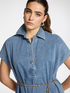 Denim dress with belt image number 3