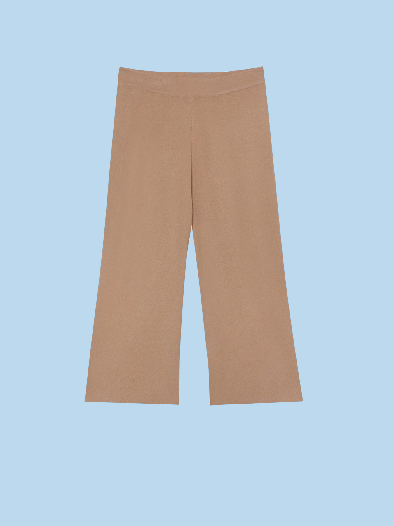 Cropped tricot trousers image number 5