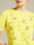 T-shirt con stampa e ricamo image number 2
