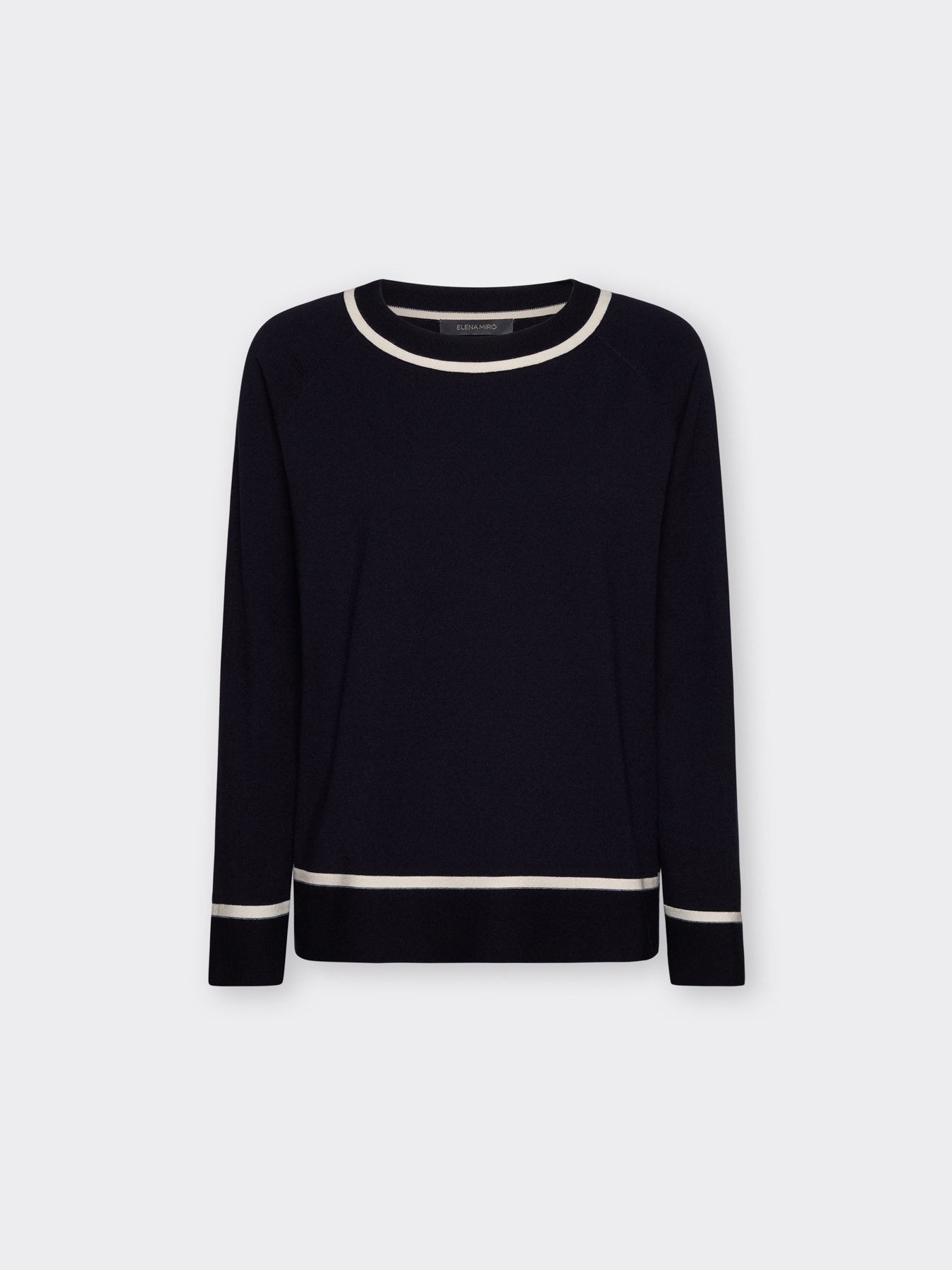 Striped crew neck sweater image number 4