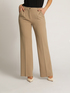 STRETCH DIAGONAL STRAIGHT CUT TROUSERS image number 3