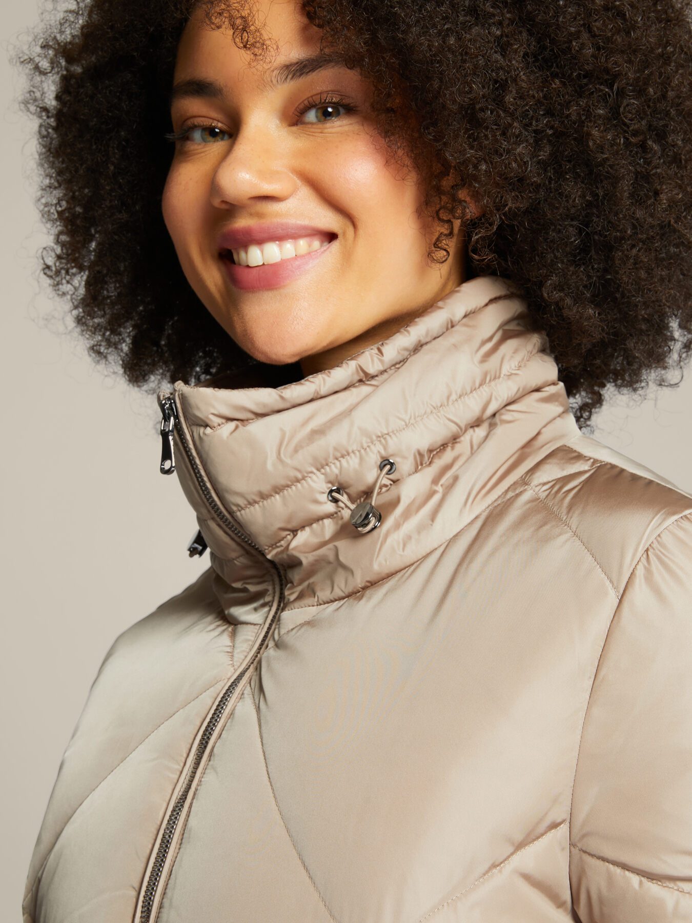 Shirt quilted down jacket image number 3