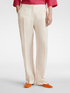 Pantalones de lino de corte relajado image number 2