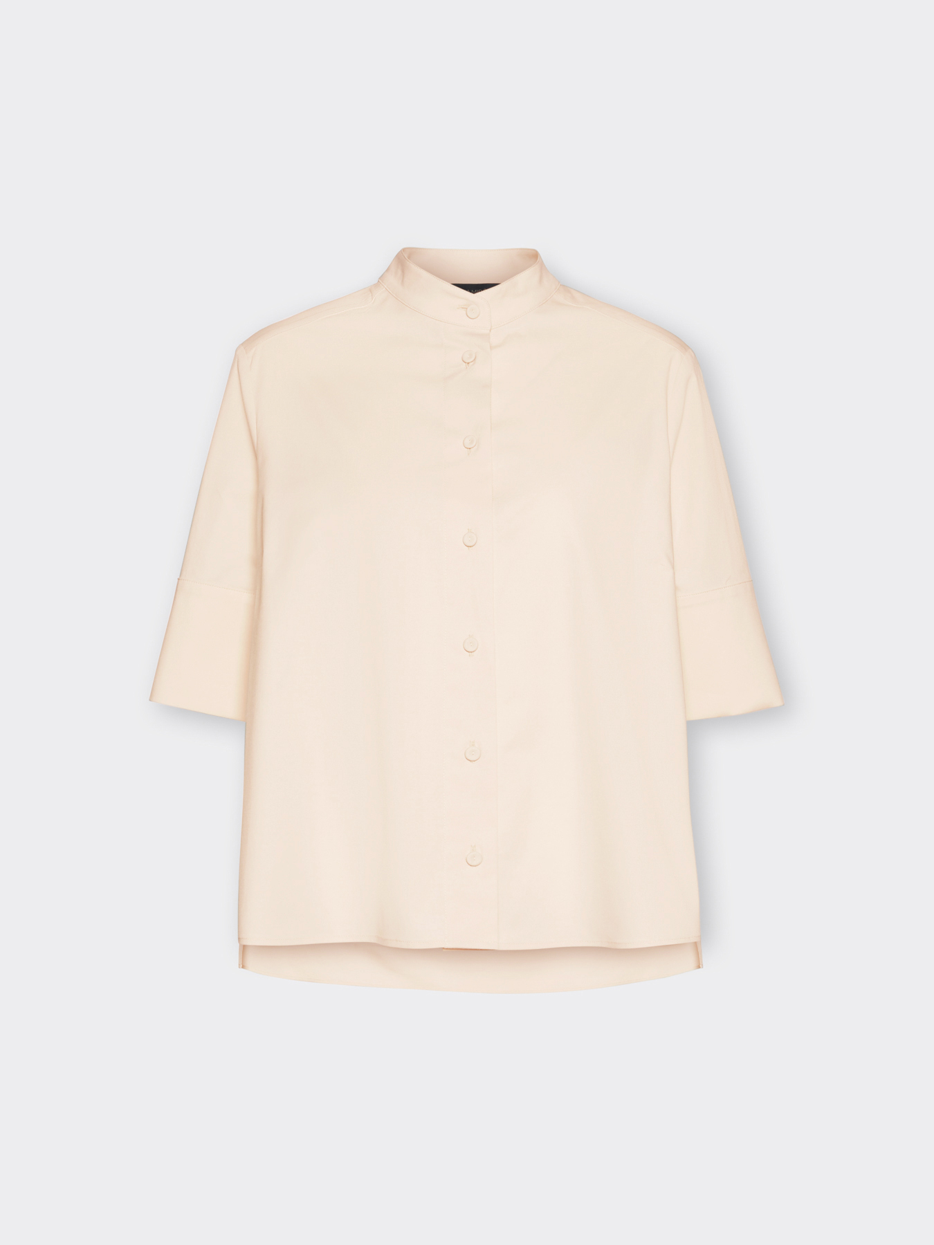 Camicia con collo alla coreana image number 4