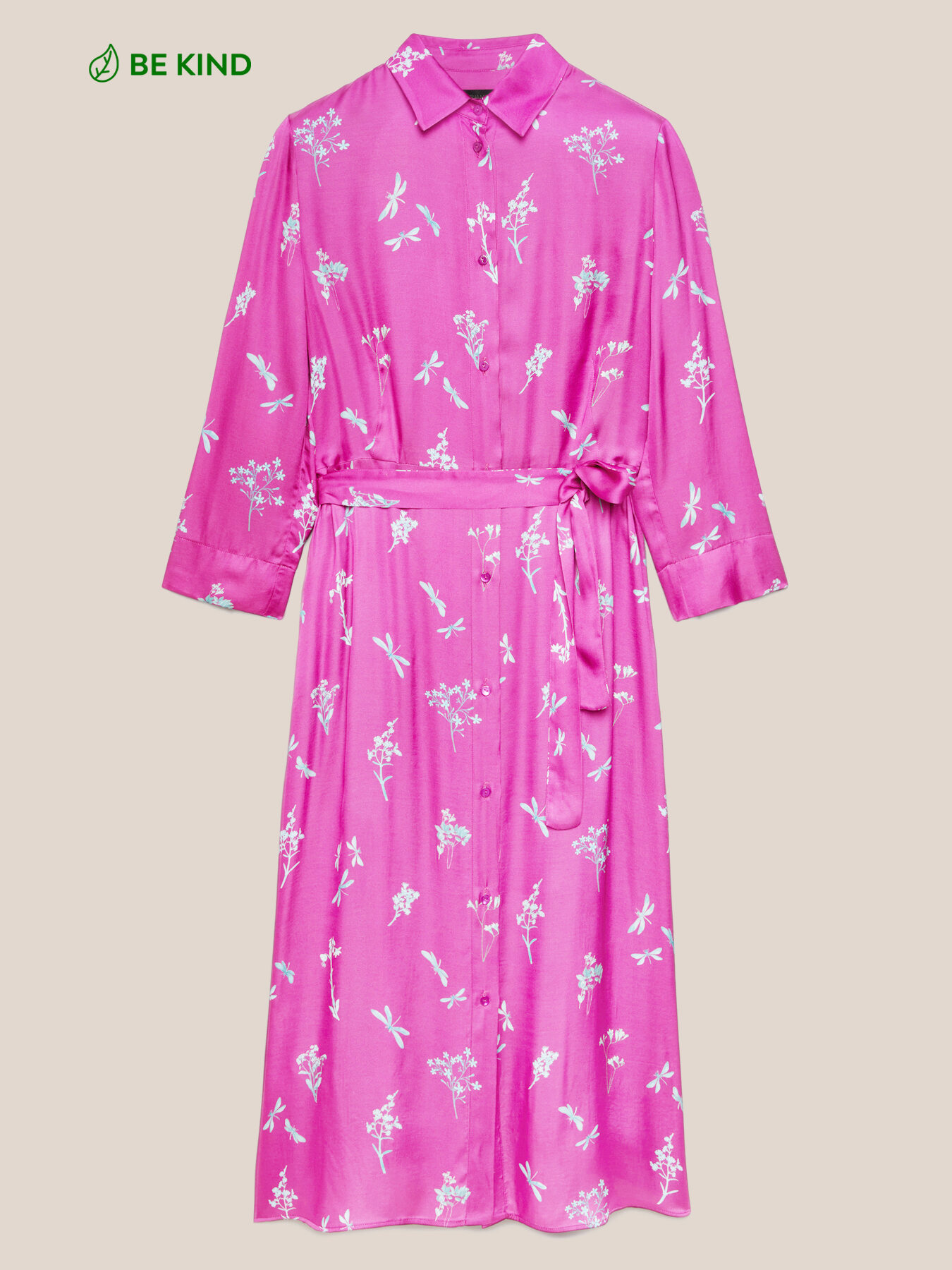 Vestido  com estampado em viscose ECOVERO&trade; image number 3