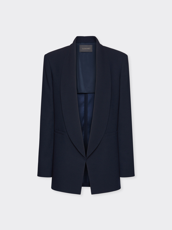 Strukturierte Jacke aus Cr&ecirc;pe