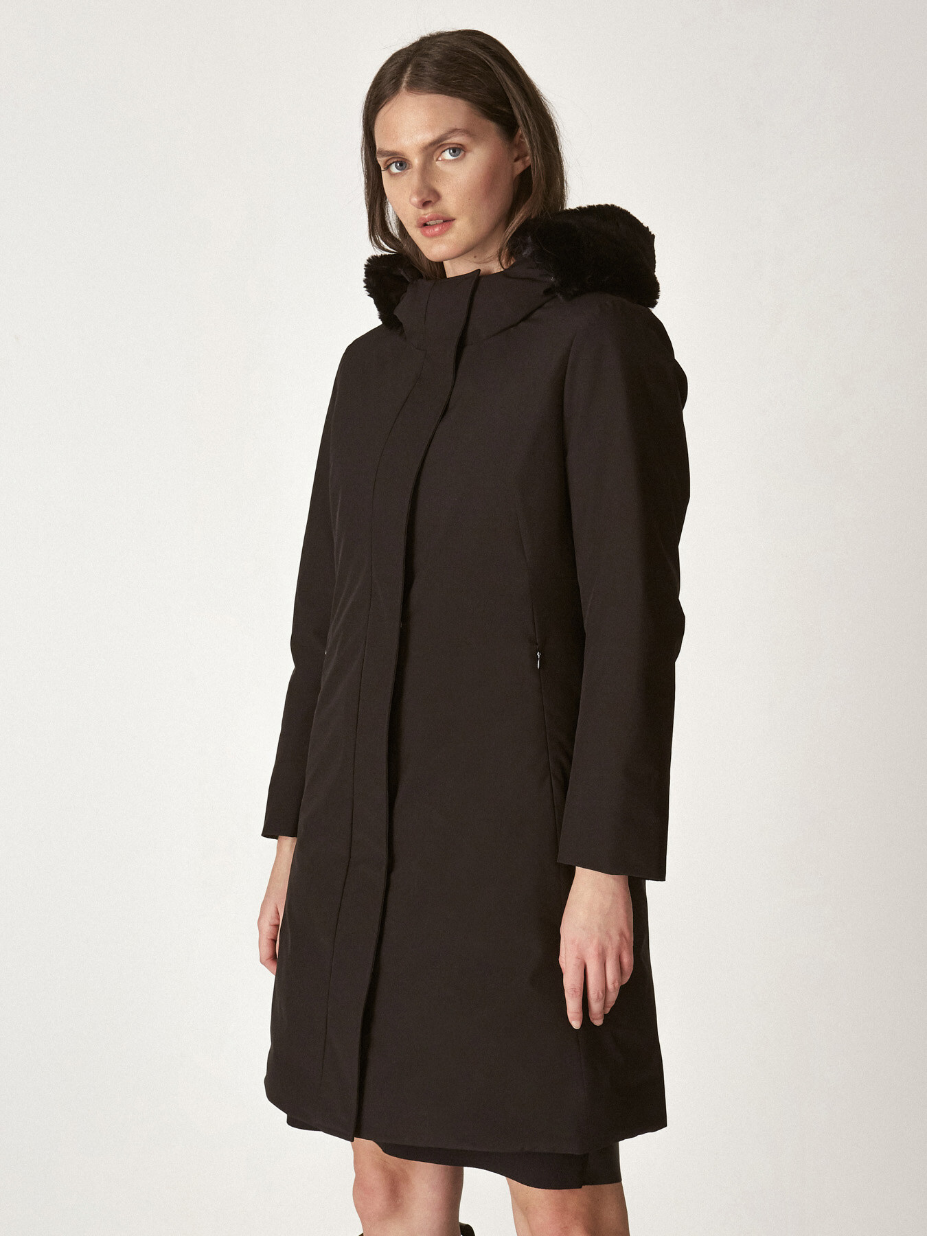 TECHNICAL FABRIC PADDED COAT image number 2
