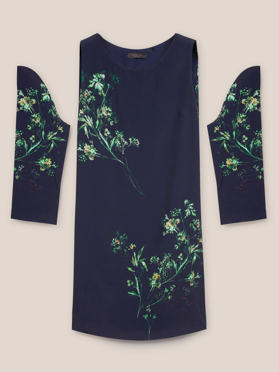 Kleid aus ECOVERO™ Viskose mit Blumenmuster