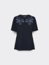 T-shirt avec broderie florale image number 4
