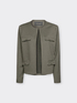 Veste en tricot motif Vichy image number 4