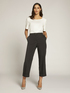 Cropped sateen trousers image number 2