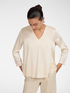 Blusa in raso di viscosa stretch image number 0